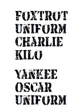 Foxtrot - Uniform - Charly - Kilo.....  Hoodie Herren